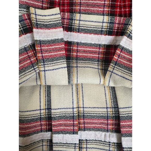Talbots 12 Petite Tartan Plaid Wool Blend A-Line Skirt - Picture 10 of 16